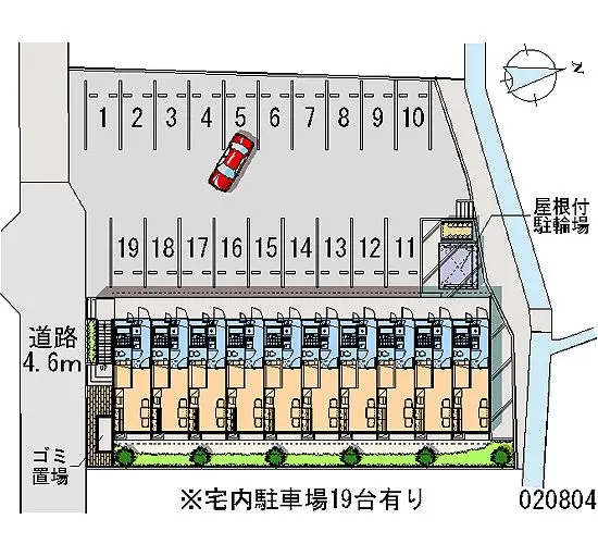 ★手数料０円★金沢市山科３丁目　月極駐車場（LP）